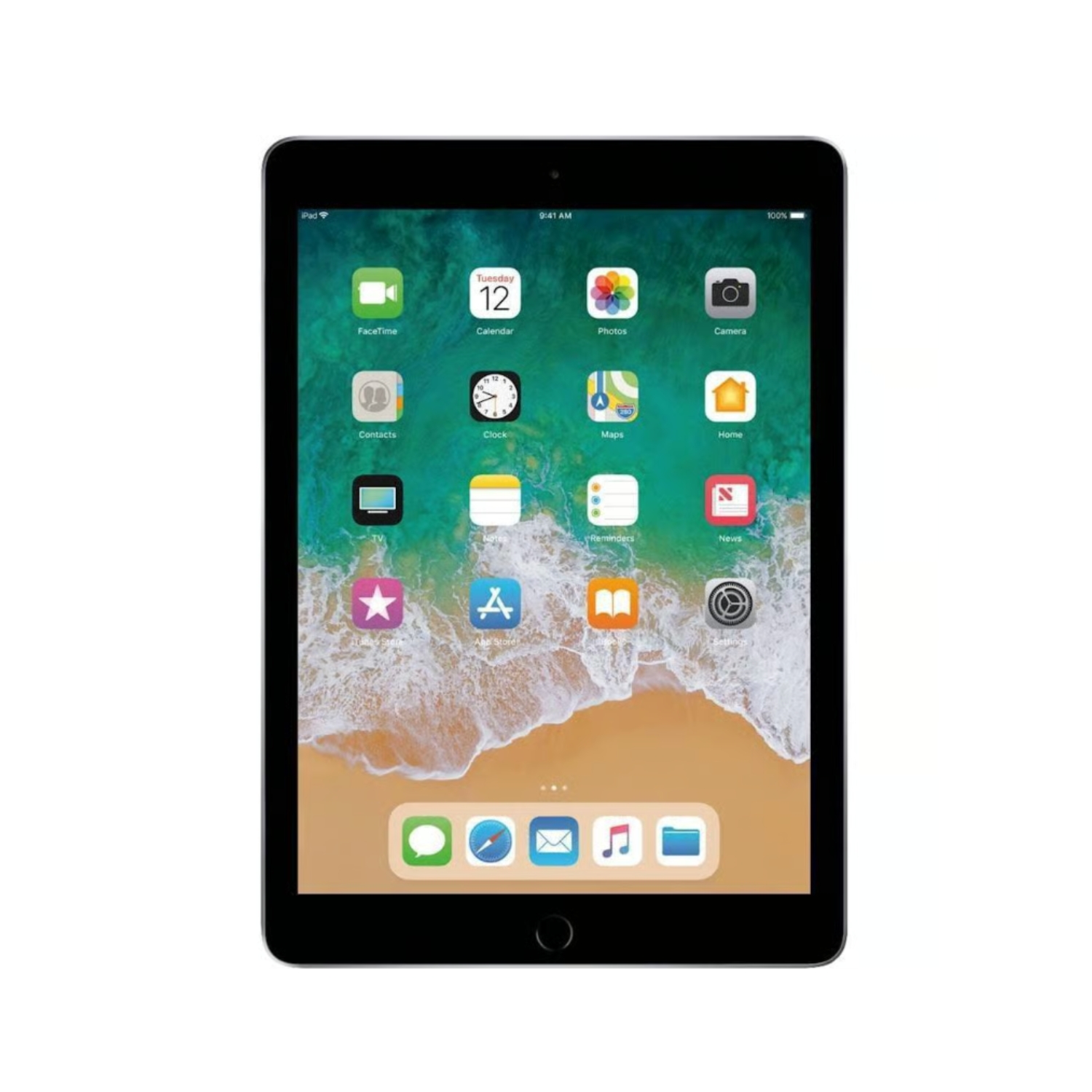 Apple iPad 6th Gen Bundle 32GB Wi-Fi 9.7 Space Gray 2018 - 1 Yr